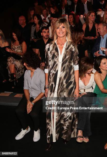 Arancha de Benito is seen during Mercedes-Benz Fashion Week Madrid Spring/Summer 2018 at Ifema on September 15, 2017 in Madrid, Spain.