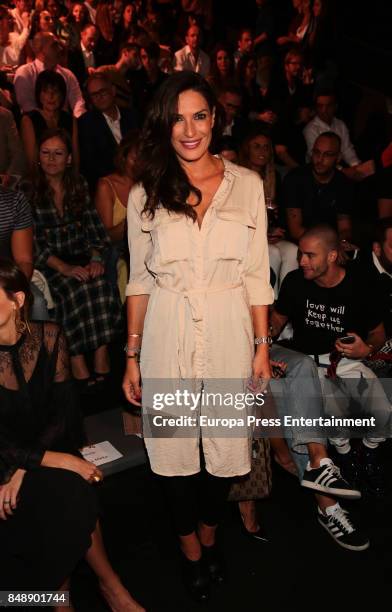 Veronica Hidalgo is seen during Mercedes-Benz Fashion Week Madrid Spring/Summer 2018 at Ifema on September 15, 2017 in Madrid, Spain.