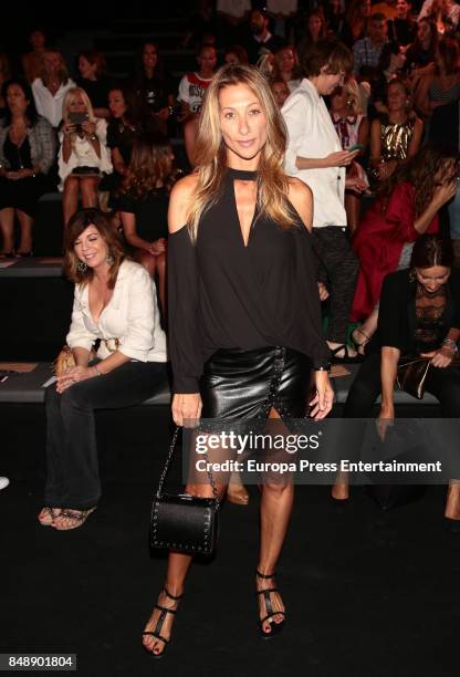 Monica Pont is seen during Mercedes-Benz Fashion Week Madrid Spring/Summer 2018 at Ifema on September 15, 2017 in Madrid, Spain.