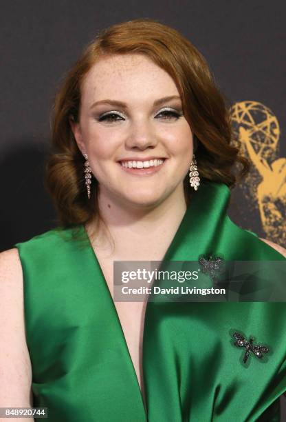 Actor Shannon Purser attends the 69th Annual Primetime Emmy Awards at Microsoft Theater on September 17, 2017 in Los Angeles, California.