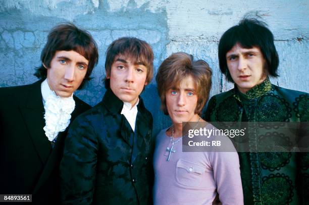 Photo of Roger DALTREY and Pete TOWNSHEND and The Who and Keith MOON and John ENTWISTLE; L-R: Pete Townshend, Keith Moon, Roger Daltrey, John...