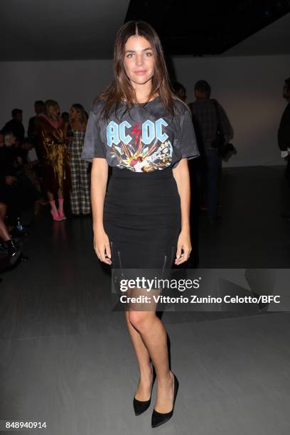 Julia Restoin Roitfeld attends the David Koma show during London Fashion Week September 2017 on September 18, 2017 in London, England.