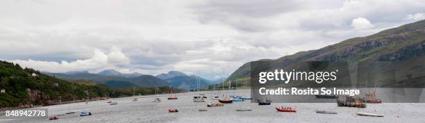 loch broom, ullapool. sotland, united kingdom - sotland stock pictures, royalty-free photos & images