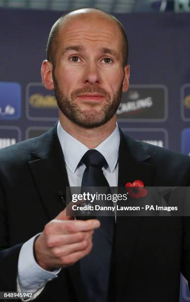 Kenny MacLeod Commercial Director Scottish FA during the William Hill Scottish Cup fourth Round Draw at Hampden Park, Glasgow. PRESS ASSOCIATION...