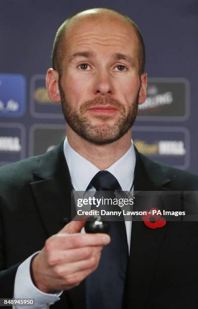 Kenny MacLeod Commercial Director Scottish FA during the William Hill Scottish Cup fourth Round Draw at Hampden Park, Glasgow. PRESS ASSOCIATION...