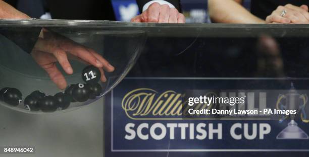 Kenny MacLeod Commercial Director Scottish FA during the William Hill Scottish Cup fourth Round Draw at Hampden Park, Glasgow. PRESS ASSOCIATION...