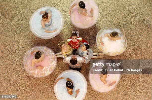 Members of the Monica Loughman Ballet company at the National Convention Centre, Dublin during a photocall to announce details of a Groupon deal...