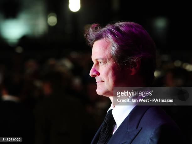 Colin Firth arriving for the premiere of Gambit at the Empire Leicester Square, London.