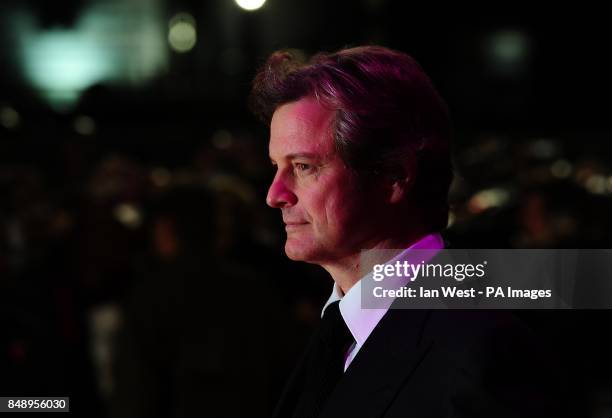 Colin Firth arriving for the premiere of Gambit at the Empire Leicester Square, London.