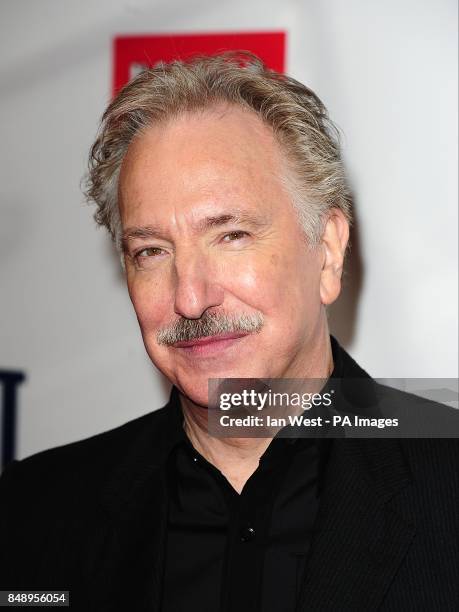 Alan Rickman arriving for the premiere of Gambit at the Empire Leicester Square, London.