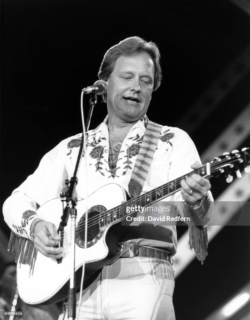 Alan Rex Rex Allen, Jr. performs on stage at the Country Music Festival held ...