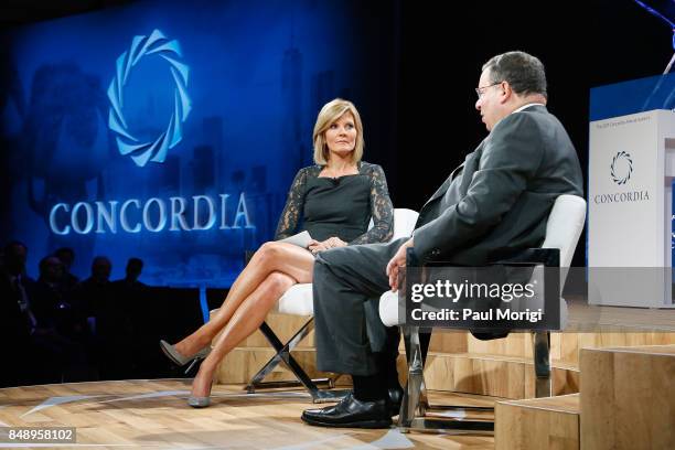 Kate Snow, National Correspondent, NBC News, and David L. Cohen, Senior Executive Vice President and Chief Diversity Officer, Comcast Corporation,...