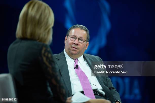 Kate Snow, National Correspondent, NBC News, and David L. Cohen, Senior Executive Vice President and Chief Diversity Officer, Comcast Corporation,...