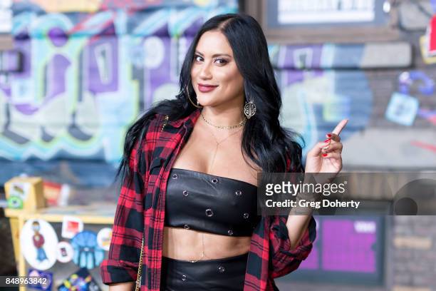 Dj Michelle Pooch arrives for VH1's Hip Hop Honors: The 90's Game Changers at Paramount Studios on September 17, 2017 in Hollywood, California.
