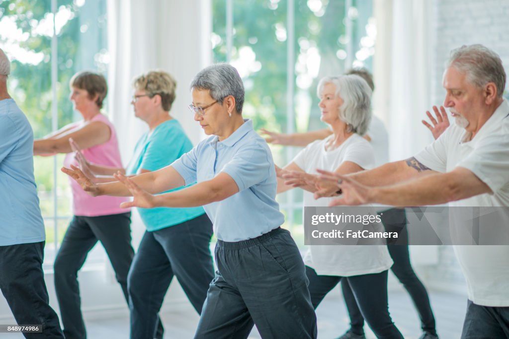 Large Tai Chi Class