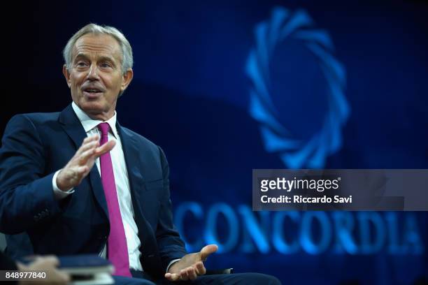 Chairman, European Council on Tolerance and Reconciliation & Former Prime Minister, United Kingdom of Great Britain and Northern Ireland, Tony Blair...
