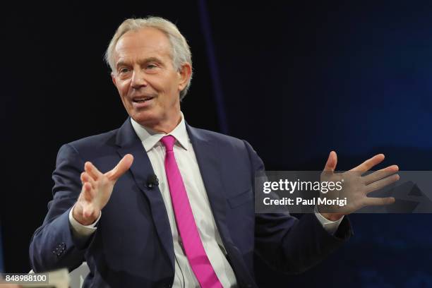 Tony Blair, Chairman, European Council on Tolerance and Reconciliation & Former Prime Minister, United Kingdom of Great Britain and Northern Ireland,...