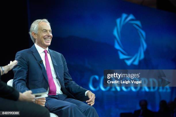 Tony Blair, Chairman, European Council on Tolerance and Reconciliation & Former Prime Minister, United Kingdom of Great Britain and Northern Ireland,...