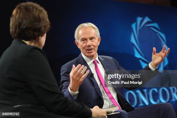 Tony Blair, Chairman, European Council on Tolerance and Reconciliation & Former Prime Minister, United Kingdom of Great Britain and Northern Ireland,...