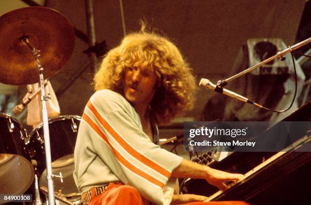 Jay Ferguson of Jo Jo Gunne performing live onstage at the Schaefer Music Festival, Central Park, New York, 25th June 1973.