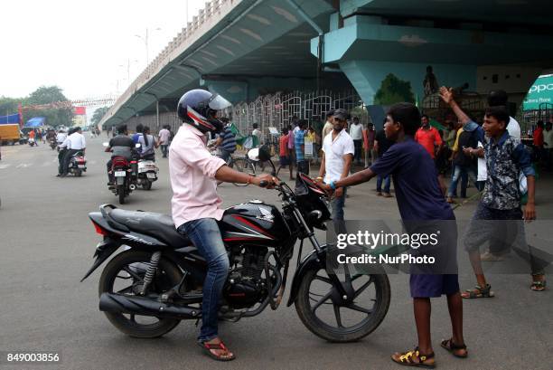 Commuters are facing problem for public transport as it stopped due to ruling political party BJD's strike declared against the centeral government...