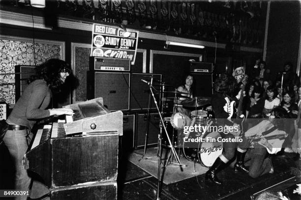 Photo of ARGENT and Rod ARGENT and Bob HENRIT and Jim RODFORD and Russ BALLARD, L-R Rod Argent, Bob Henrit, Jim Rodford and Russ Ballard performing...