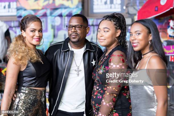 Martin Lawrence and family arrive for VH1's Hip Hop Honors: The 90's Game Changers at Paramount Studios on September 17, 2017 in Hollywood,...