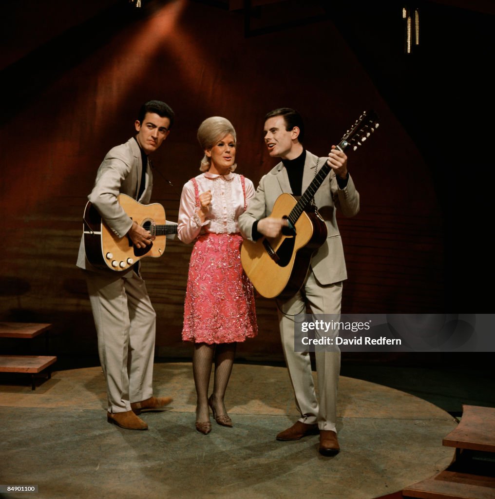 English pop folk group The Springfields, featuring from left, Mike ...