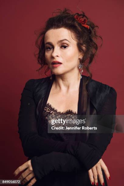 Actress Helena Bonham Carter of '55 Steps is photographed at the 2017 Toronto Film Festival on September 16, 2017 in Toronto, Ontario.