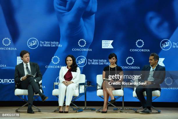 Michael Crowley, Senior Foreign Affairs Correspondent, Politico, Aya Hijazi, President, Belady - Island for Humanity, Dr. Nancy Okail, Executive...