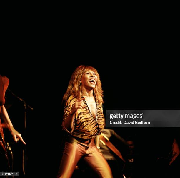 Photo of Tina TURNER, Tina Turner performing on stage