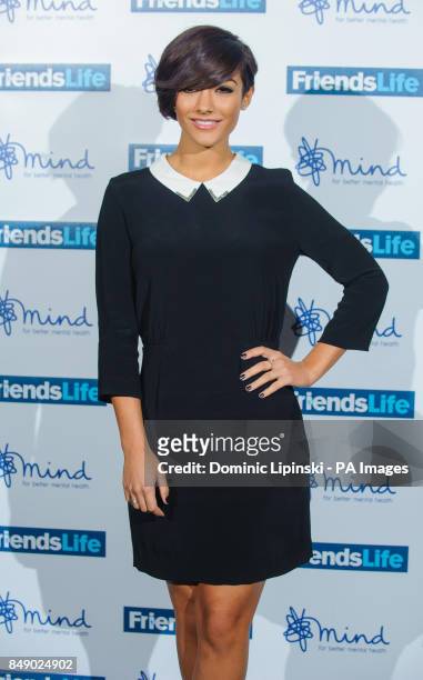 Frankie Sandford arriving at the Mind Mental Health Media Awards, at the BFI Southbank, London.