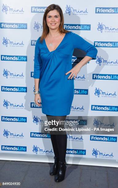 Amanda Lamb arriving at the Mind Mental Health Media Awards, at the BFI Southbank, London.