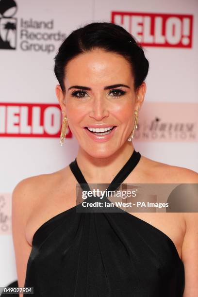 Sophie Anderton arrives at the Amy Winehouse Foundation Ball in London .