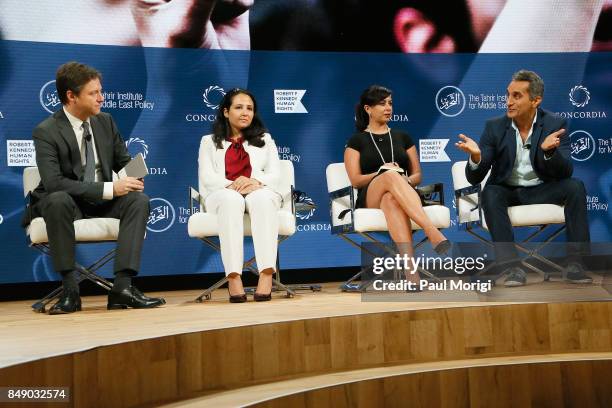 Michael Crowley, Senior Foreign Affairs Correspondent, Politico, Aya Hijazi, President, Belady - Island for Humanity, Dr. Nancy Okail, Executive...