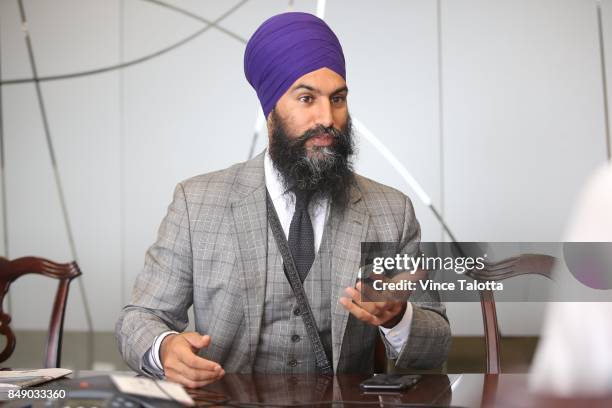 Leadership candidate Jagmeet Singh met with the Toronto Star editorial board to discuss his platform and campaign.