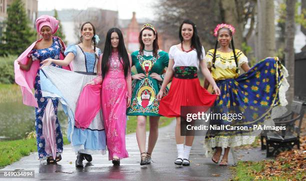 Chelsea Omotosho representing Nigeria, Monica Manzzi representing Uruguay, Gillian Luu representing Vietnam, Aoifa O'Brien representing Ireland,...