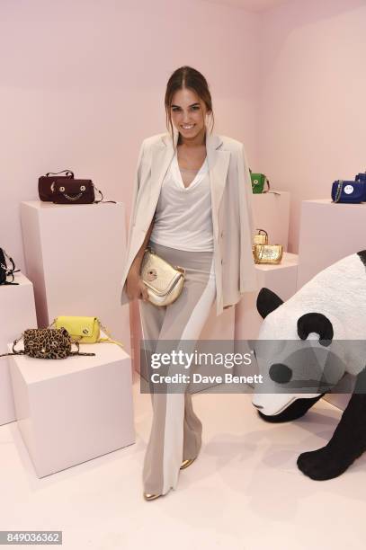 Amber Le Bon attends the Hill and Friends SS18 Presentation during London Fashion Week on September 18, 2017 in London, England.