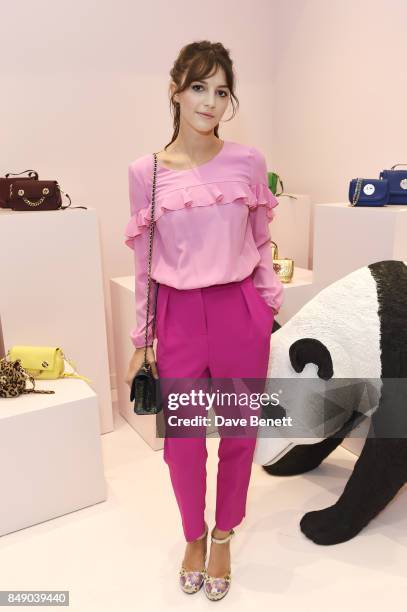 Ella Hunt attends the Hill and Friends SS18 Presentation during London Fashion Week on September 18, 2017 in London, England.