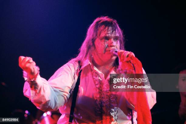Photo of MEAT LOAF; Meat Loaf performing on stage