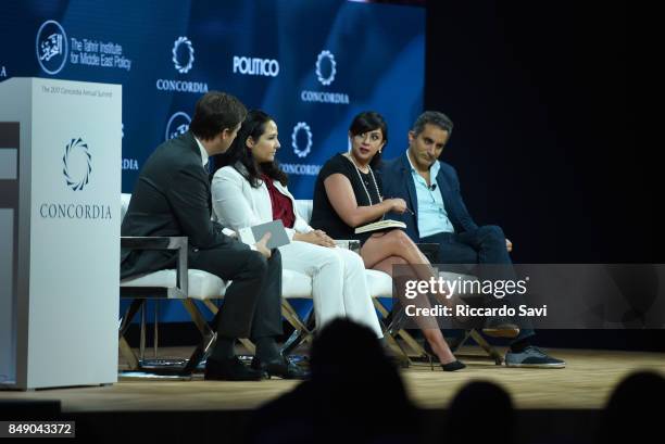 Michael Crowley, Senior Foreign Affairs Correspondent, Politico, Aya Hijazi, President, Belady - Island for Humanity, Dr. Nancy Okail, Executive...