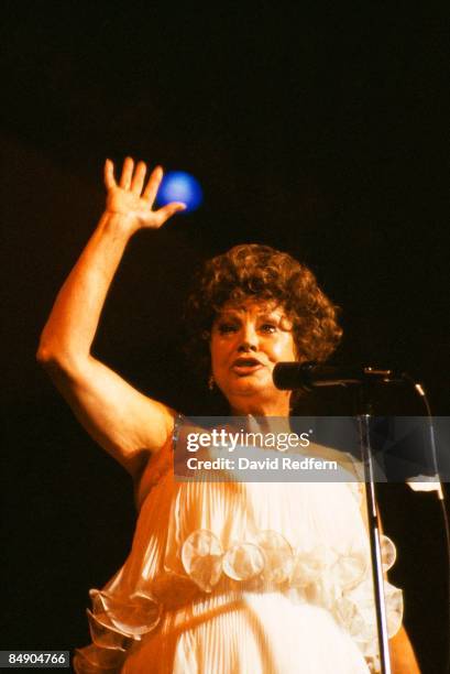 Photo of Kay STARR; Kay Starr performing on stage