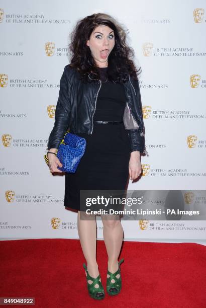 Caitlin Moran arriving at the British Academy Children's Awards 2012 at the London Hilton, in central London.