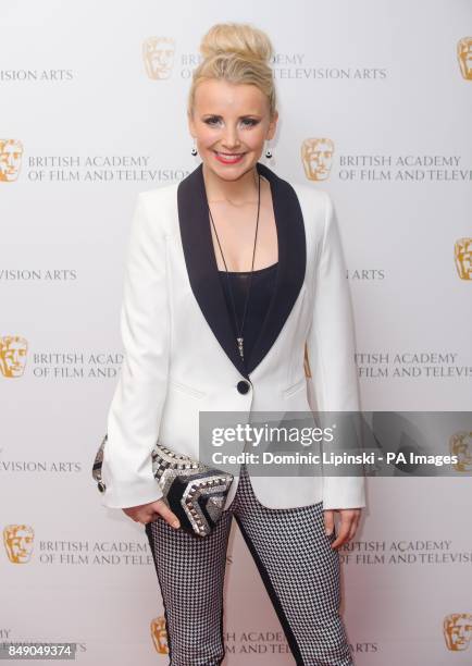 Carley Stenson arriving at the British Academy Children's Awards 2012 at the London Hilton, in central London.