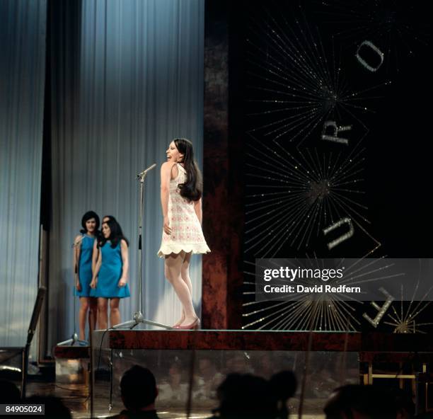 Photo of MASSIEL, Massiel performing on stage at the Eurovision Song Contest