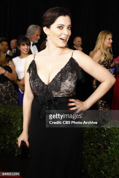 Rachel Bloom arrives at the 69TH PRIMETIME EMMY AWARDS, LIVE from the Microsoft Theater in Los Angeles Sunday, Sept. 17 on the CBS Television Network.