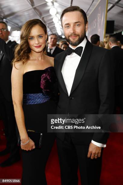 Alexis Bledel and Vincent Kartheiser arrive at the 69TH PRIMETIME EMMY AWARDS, LIVE from the Microsoft Theater in Los Angeles Sunday, Sept. 17 on the...