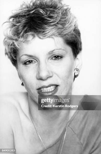 Photo of Angie BOWIE; Posed studio portrait of Angie Bowie
