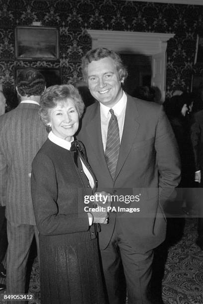 Dinah Sheridan and her son MP Jeremy Hanley.