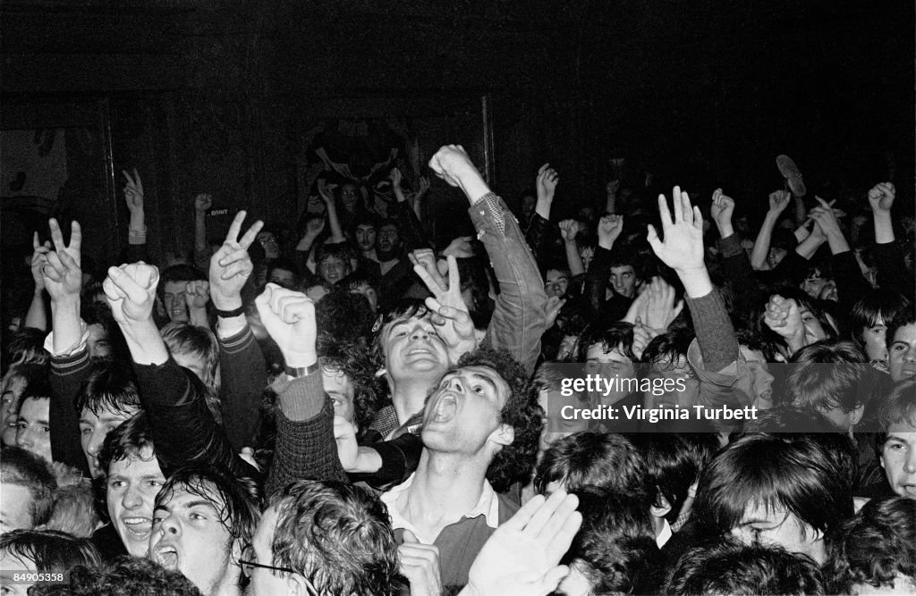 Punk Fans Photo of FANS and CROWDS and PUNKS and AUDIENCE; Punk fans - cheering ...